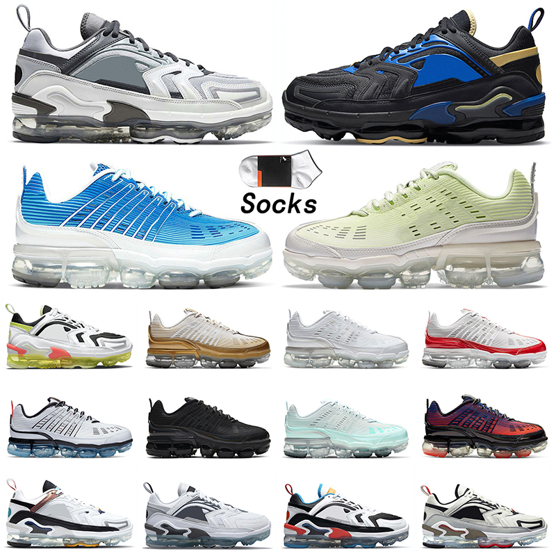 

2022 New EVO Designer Fly Knit 360 Running Shoes Wolf Grey Black Blue Varsity Royal Barely Volt Metallic Gold Triple White Light Aqua Mens Women Sneakers Jogging 36-47, D58 magic ember 36-40