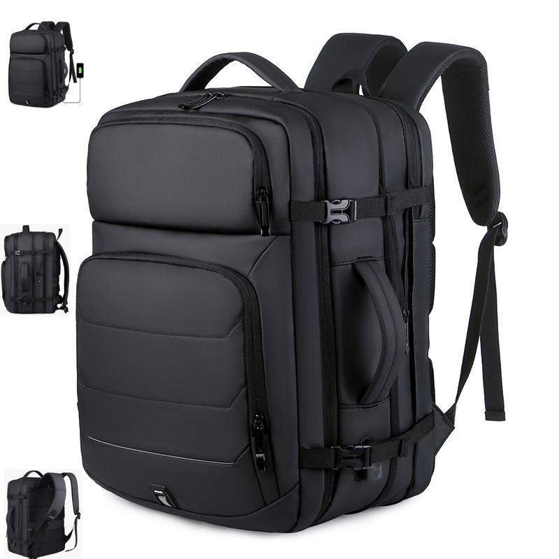 

Backpack YA Luxury Black For Men Women 15.6" Laptop Bag USB Schoolbag Rucksack Computer Backbag Mochila Travel Daypack 2022Backpack