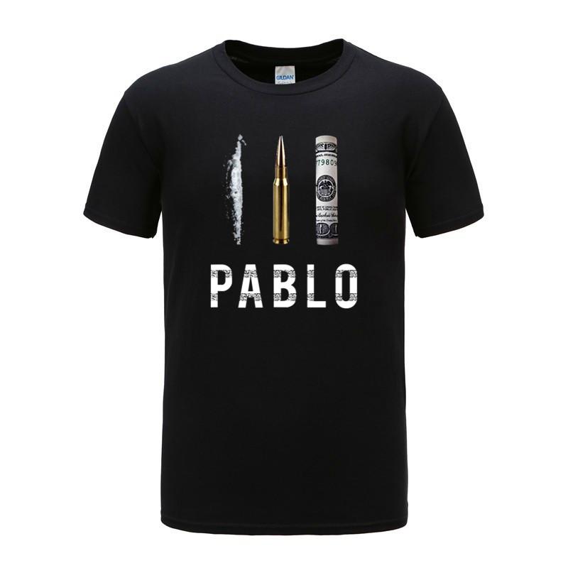 

Men's T-Shirts 2022 Cotton Summer Clothing T Shirts Men Narcos Pablo Escobar T-shirt Hip Hop Tees Tops Harajuku S-2XL, Picture model color