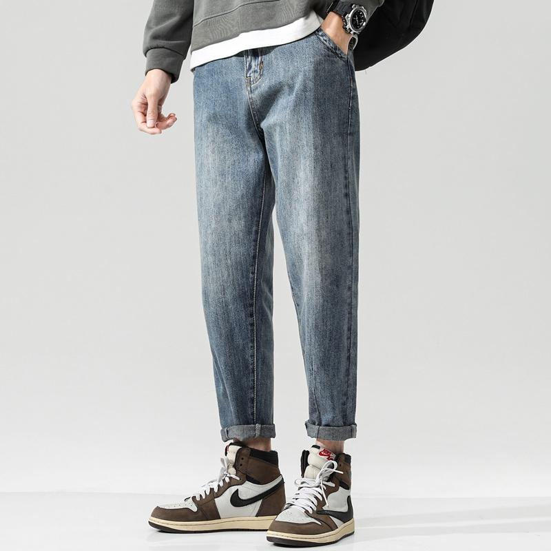 

Men's Jeans Men's Fashion Casual Streetwear Baggy Male Denim Pants Alt Jean Loose Korean Hip Hop Harajuku Trousers Z30Men's, Blue