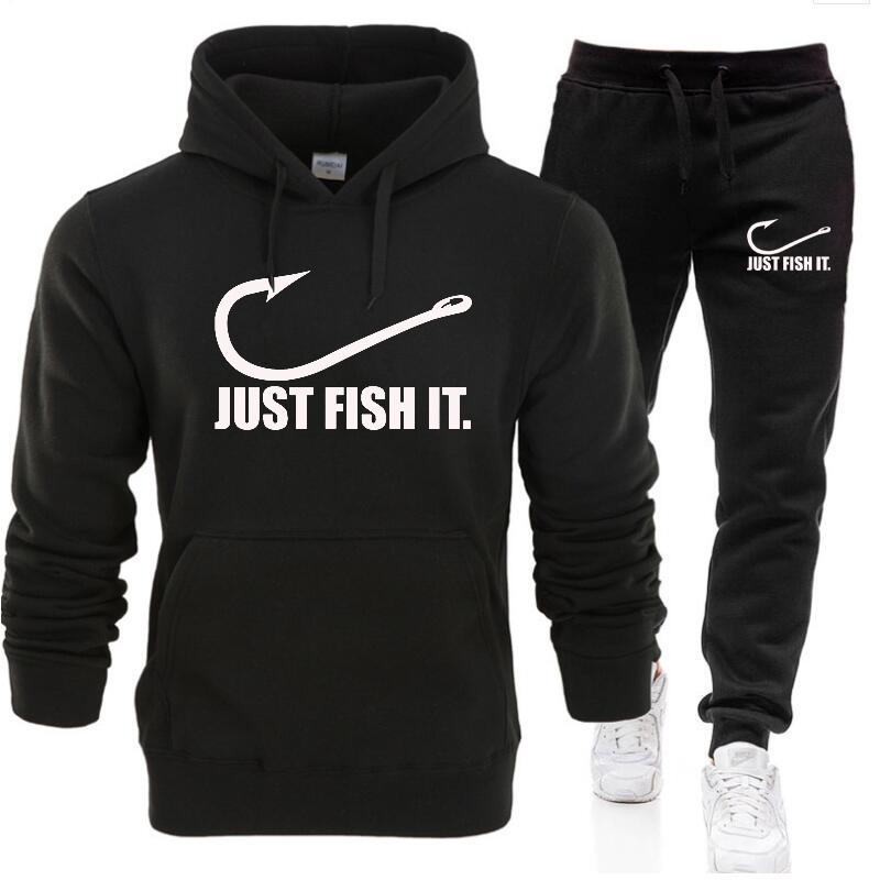 

Men' Tracksuits Casual Sportswear Autumn And Winter Printing Suit Jogging Fitness Clothing 2022 Sweater + Pants Two