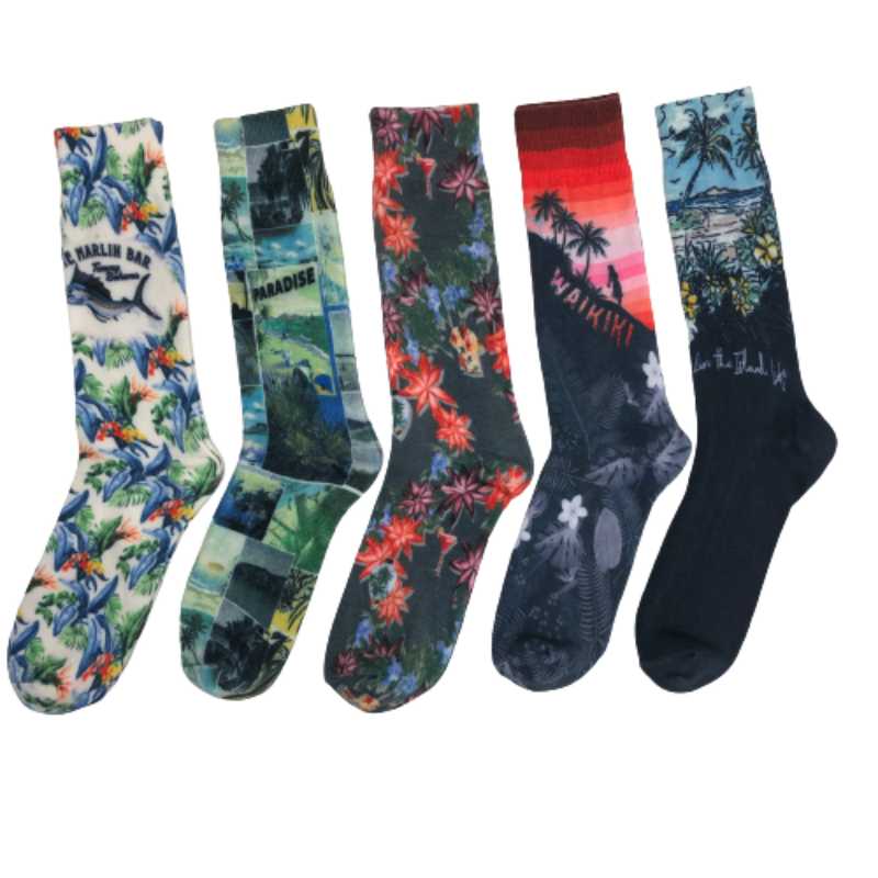 

Men's Socks Fashionable And Personalized Middle Tube Skateboard Are Soft Comfortable Novel. High Quality Printing DyeingMen's, 2 green