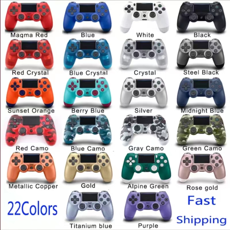 

Wholesale 22 Colors Wireless Bluetooth 5.1 Controller for PS4 Vibration Joystick Gamepad Game Controller Play Station With Retail Box