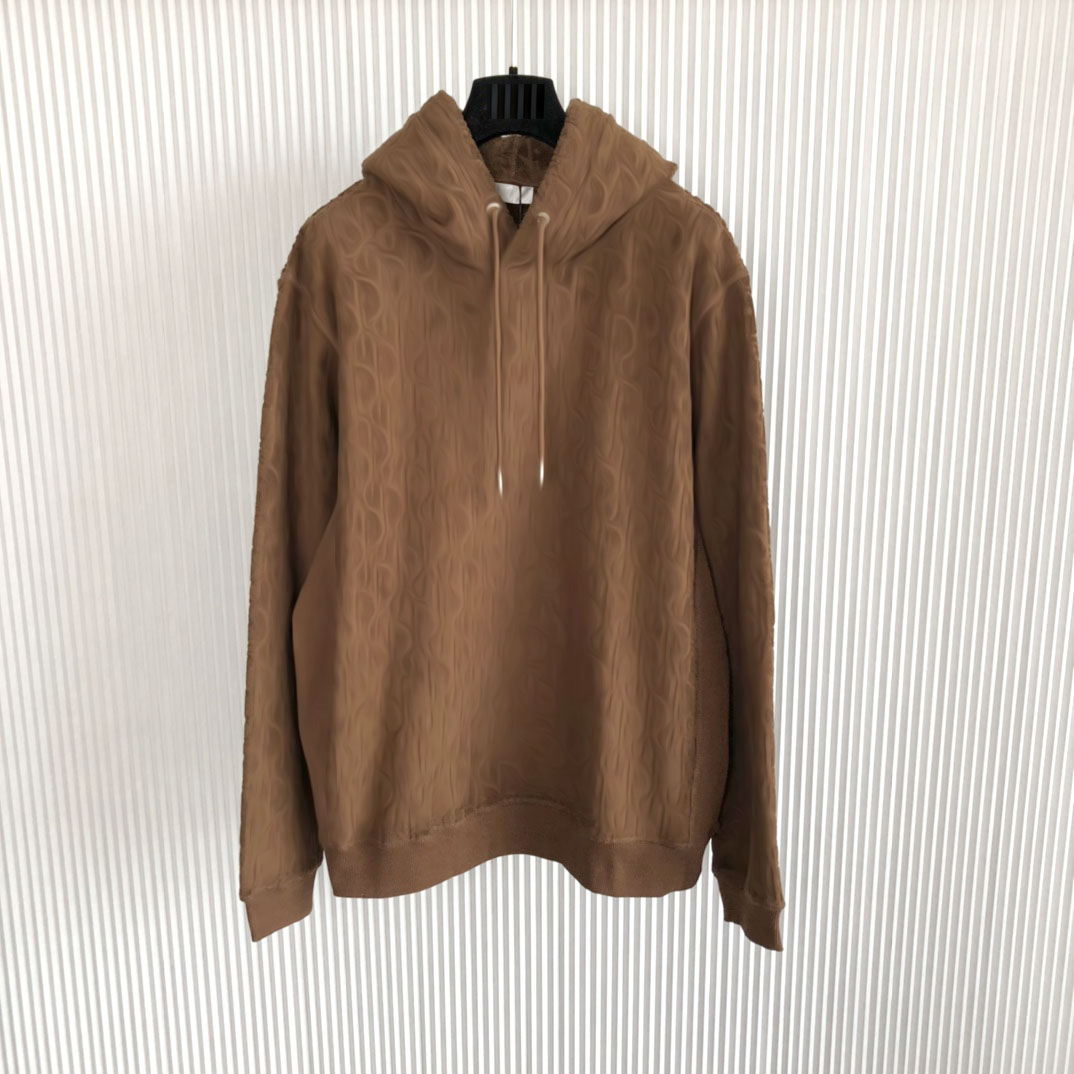 Sweat ￠ capuche masculin ￠ imprim￩ de chemise en tricot ￠ imprim￩ oblique cr￩ateur de haute qualit￩ Le lettre de pull haut de gamme Broderie Tech