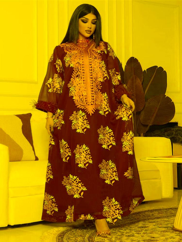 

Ethnic Clothing Morocco Muslim Dress Kaftans Abaya Evening Dresses For Women Dubai Turkey Islam Long Robe Longue Femme Musulmane VestidoEthn