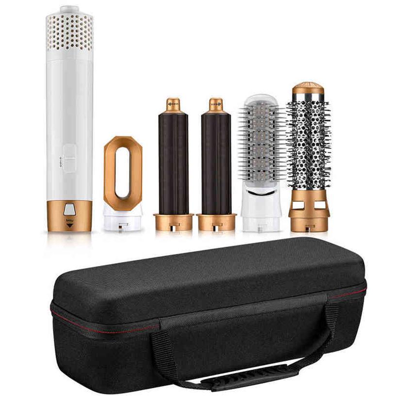 

5 In 1 Hair Dryer Air Brush Styler and Volumizer Hair Straightener Curler Comb Negative Ion One Step Hair Dryer Brush 220208322f