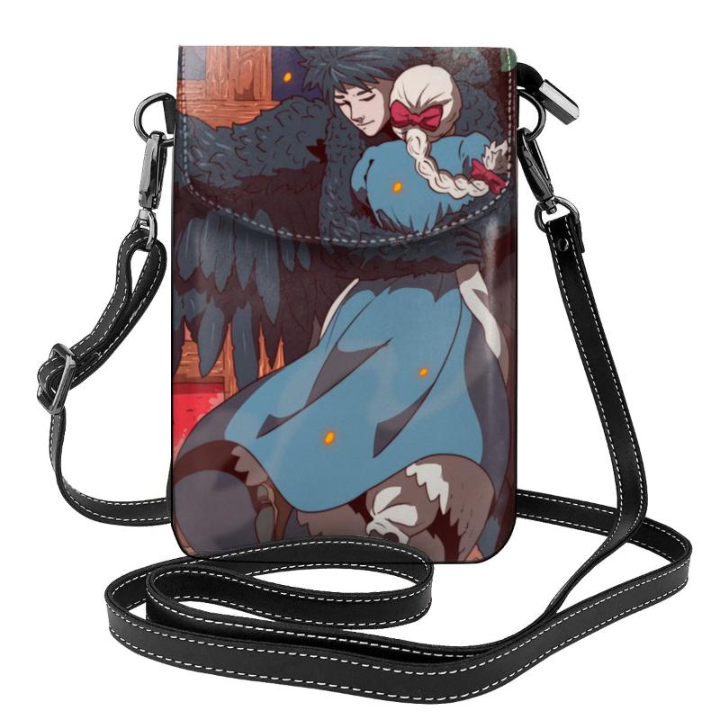 

Evening Bags Howl Hugging Sophie Shoulder Bag Howls Moving Castle Work Female Women Gifts Aesthetic Leather PurseEvening