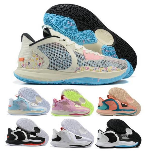 

Kyrie Low 5 Mens Basketball Shoes Sneakers Green Lows Top Quality Man Machine Butterfly Effect Madder Root Community2022 Athletic Trainers, Khaki