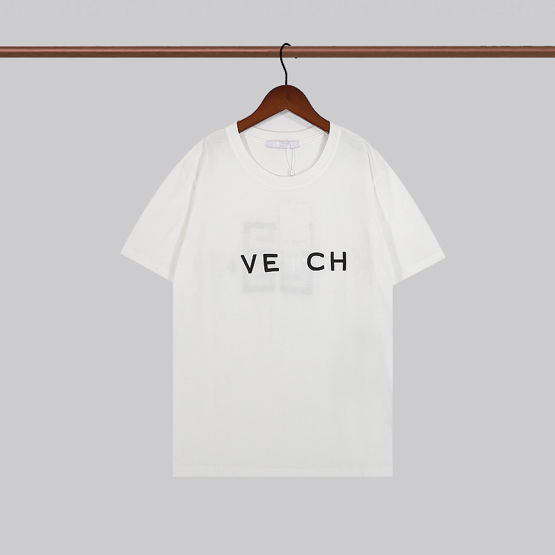 Sommer Neue Ankunft Herren Designer Men's T-shirts V Männer Frauen Kurzarm Hip Hop Style Hohe Qualität Schwarz Weiß Tees Größe S-XXL