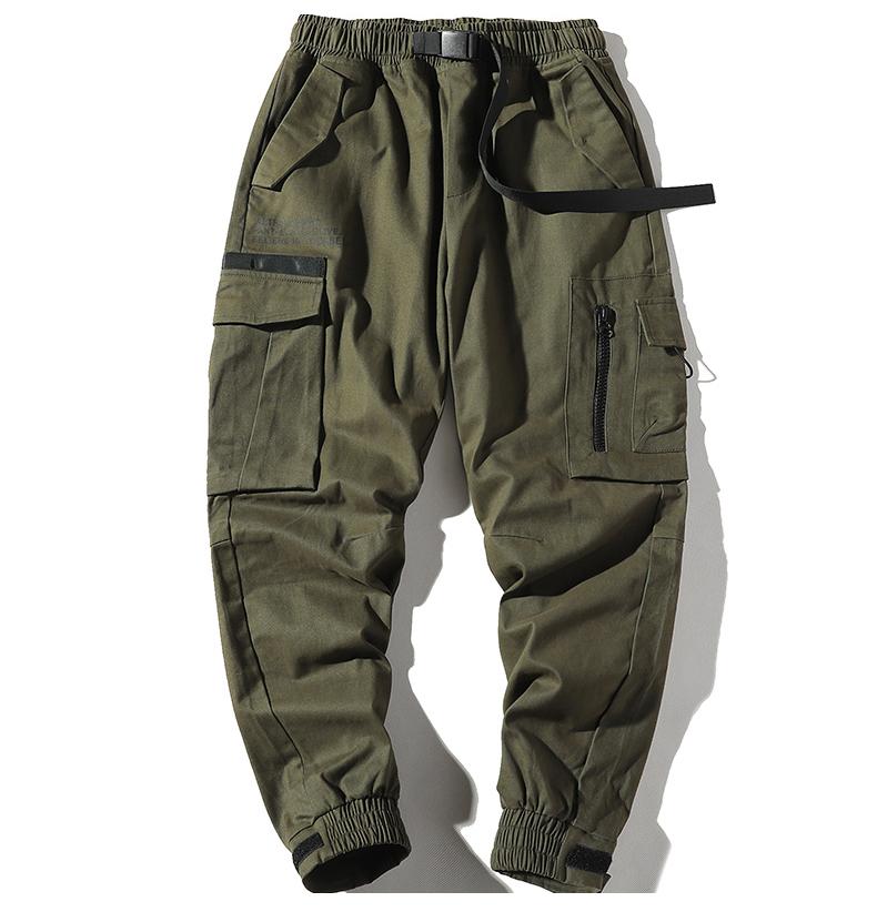 

Men's Pants Overalls, Men, Street Hip-hop Clothing, Solid Color Sports Casual Pants, Jogging, Black