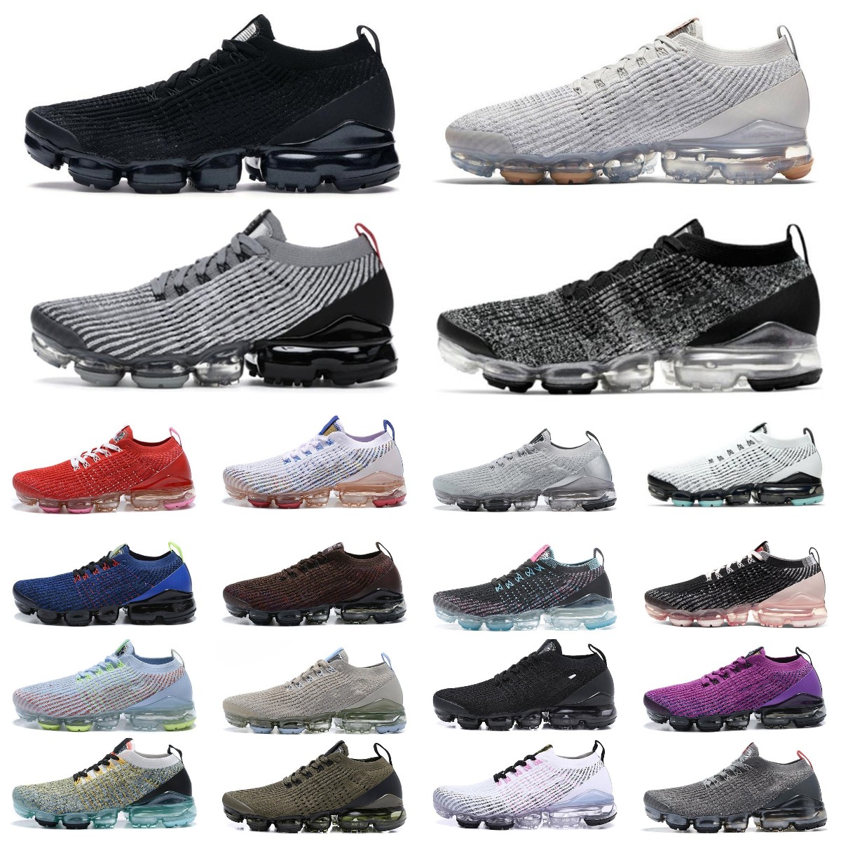 

2022 New Fly 2.0 Knit 3.0 Running Shoes Triple Black White Pure Platinum Obsidian CNY Mens Designers Sneakers Breathable Womens Trainers, Box