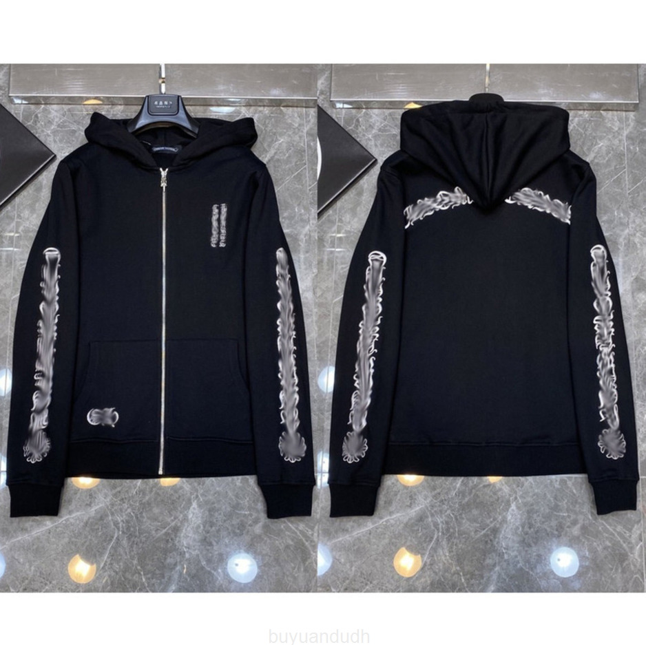 

New Chrome Fashion Mens Loose Sweatshirts Classic Brand Ch Designer Hoodie Horseshoe Sanskrit Print Luxury Jacket Pullover Hooded Tops Coat Hearts Sweater Orty, Picture contact customer service