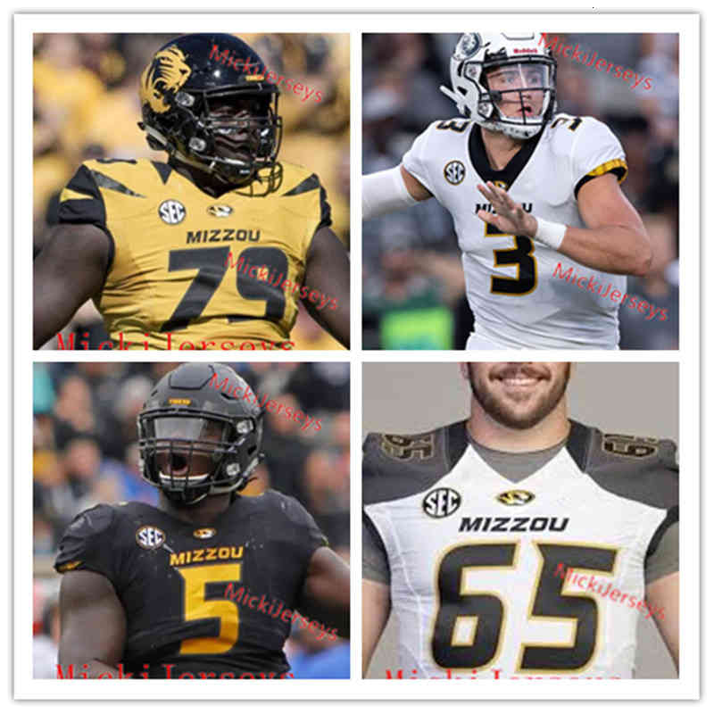 

Xflsp 2022 College Custom Missouri TG Football Jersey 99 Isaiah McGuire 6 Keke Chism 3 Shawn Robinson 13 Chris Daniels 8 Connor Bazelak 20 Simi, Full black