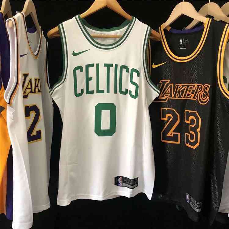

Basketball Jerseys Tops Celtic Tatum 0 2 Colors, Green