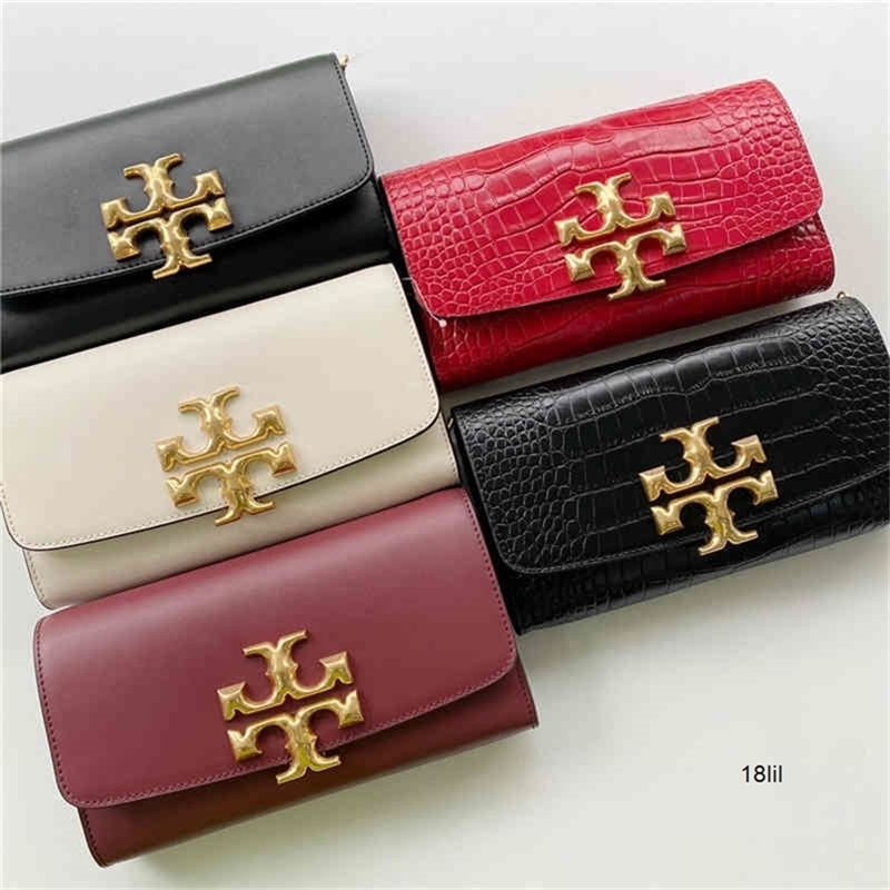 

Bagswomens bag Women Designer pressed Burchs Torys leather crocodile pattern Single Shoulder Messenger small chain bag elegant womens dinner hand bag 2V3E, White