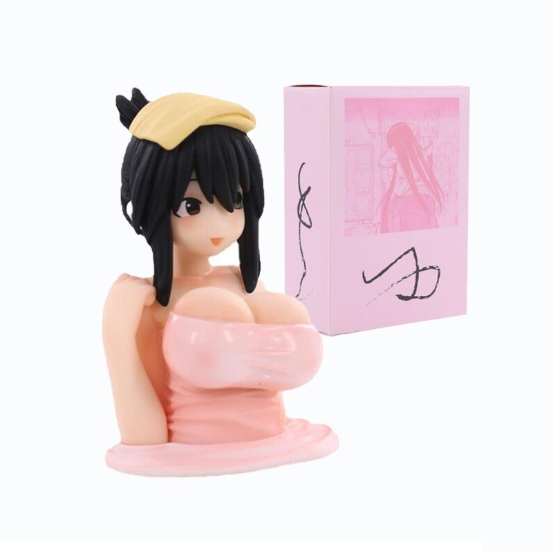 Décorations intérieures Moto 6cm Anime Décoration de voiture Poitrine Secouant Kanako Action Figure Sexy Girl PVC Collection Modèle Poupées Jouet