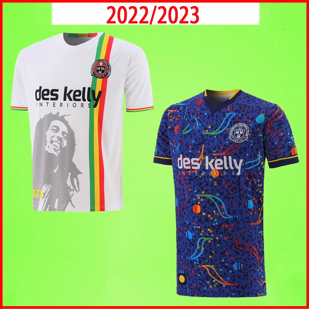 

22 23 Bohemian Away White Soccer Jersey 2022 2023 third color Bohemians Special Football Shirts camiseta de futbol top thailand maillot foot cup men kit blue uniforms