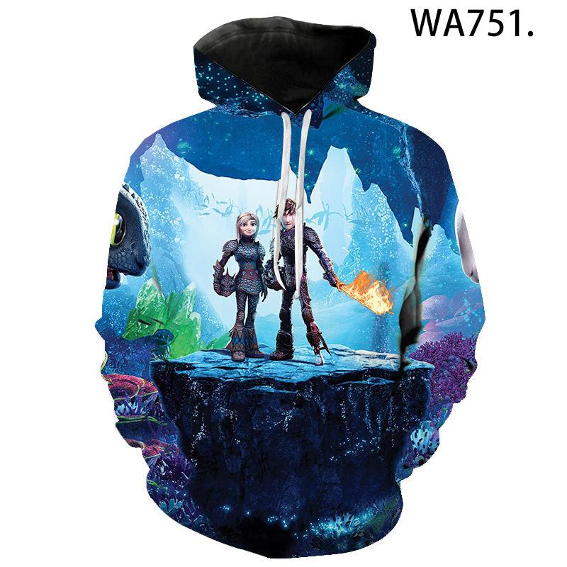 

Women's Jackets Hoodies Cartoon Anime Dragon Men Women Children 3D Printed Sweatshirts Streetwear Boy Girl Kids TopsWomen's, Wya754.