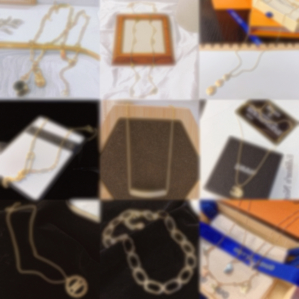 

Fashion Women Necklaces Choker Pendant Chain 18K Gold Plated 925 Silver Plated Stainless Steel Luxury Designer Letter Necklaces Jewelry Accessories -2