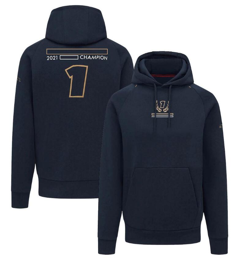 

2022F1 jacket autumn and winter men's warm hoodie formula one racing suit fans jersey windbreaker casual sweater customization
