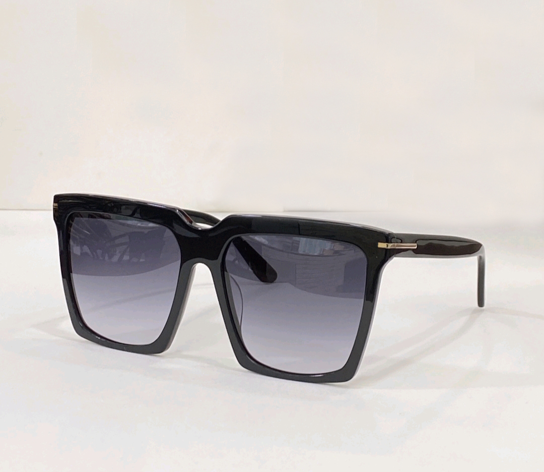 

Summer Square Oversize Sunglasses 0764 Black Smoke Women Sonnenbrille UV400 Eyewear with Box