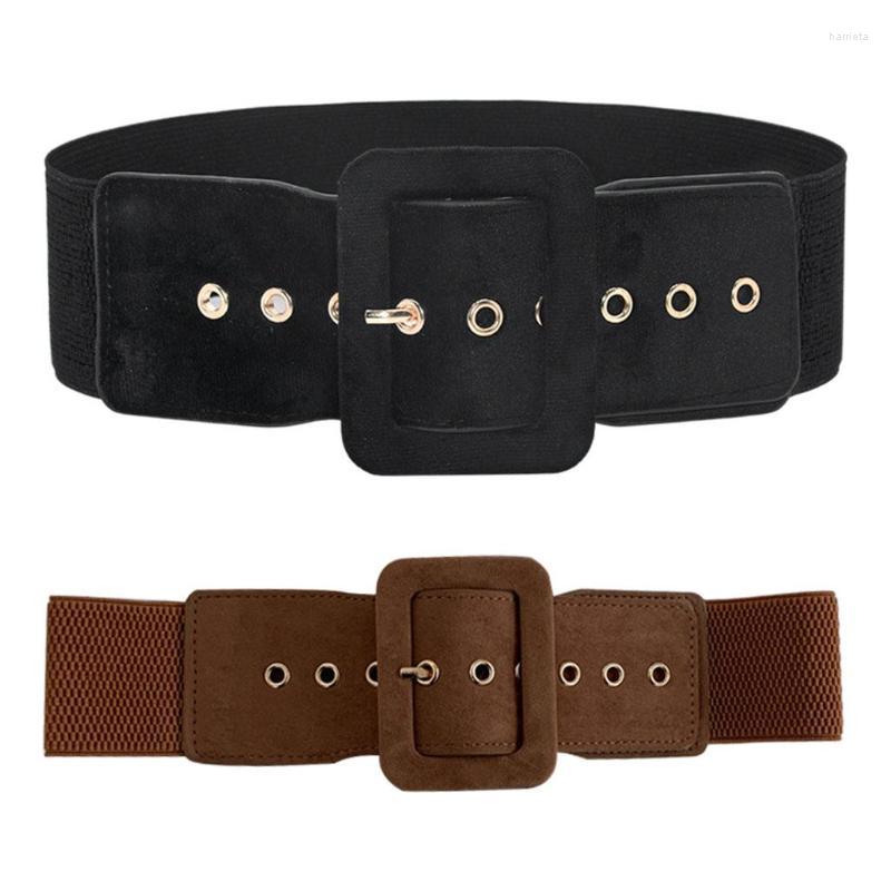 

Belts Womens Woolen Cloth Belt Adjustable With Metal Buckle Jeans Strap WaistbandBelts, Brown