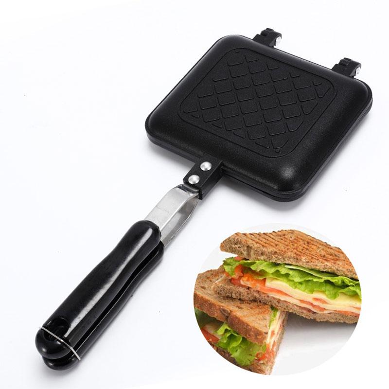 

Bread Makers Gas Non-Stick Sandwich Maker Iron Toast Breakfast Machine Waffle Pancake Baking Barbecue Oven Mold Grill Frying Pan