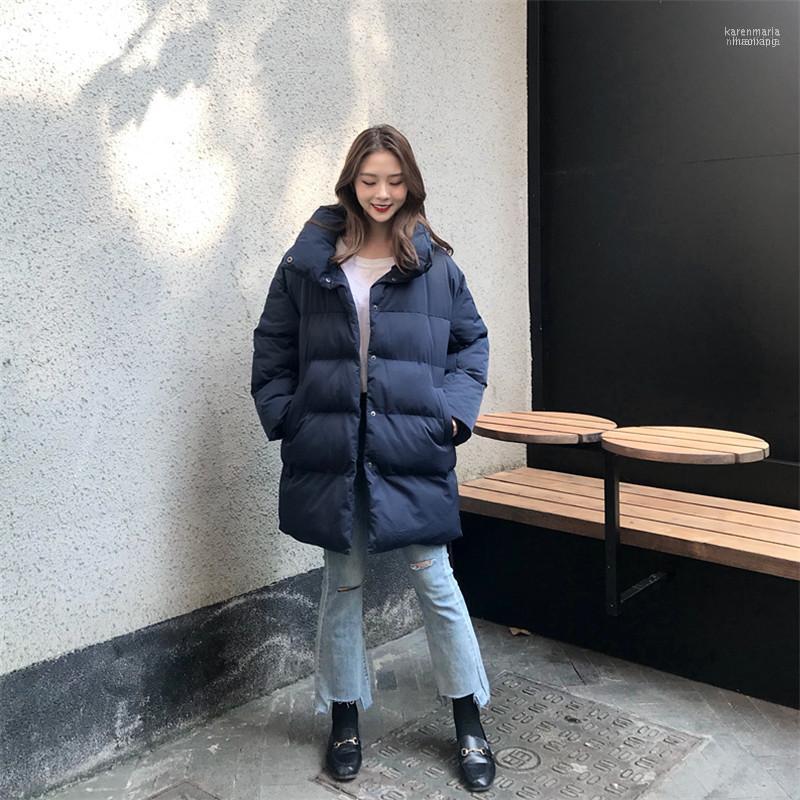 

Women's Down & Parkas HXJJP Jacket Women Winter 2022 Outerwear Coats Female Long Casual Warm Puffer Cotton Coat1 Kare22, Brick red