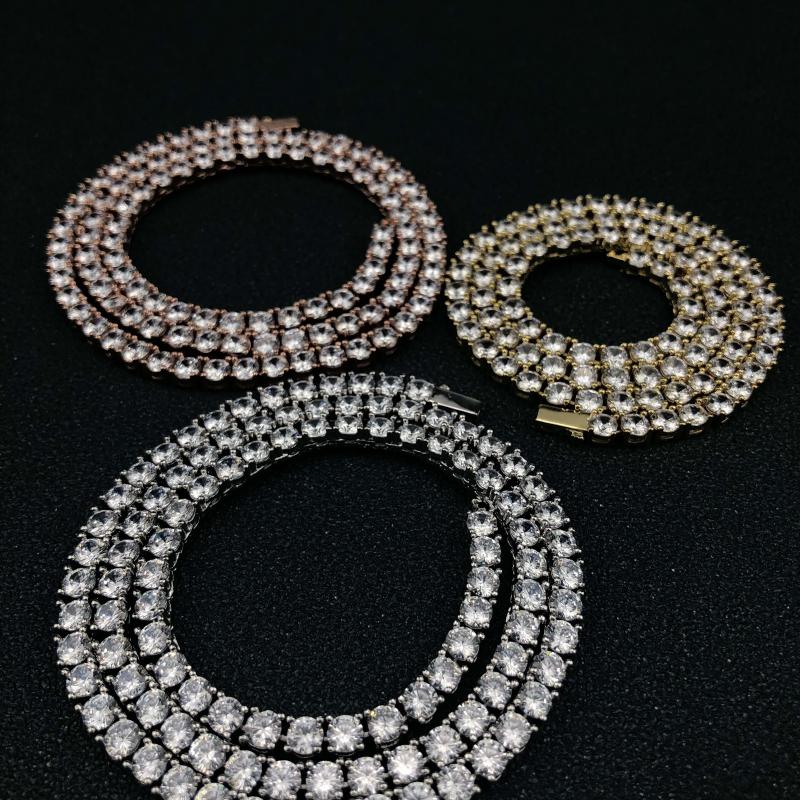 

Pendant Necklaces 4mm Diamond Tennis ChainPendant PendantPendant