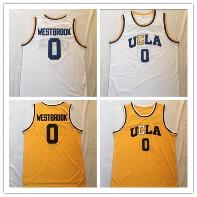 

Xflsp NCAA 0 Westbrook UCLA Jersey College Basketball jerseys Wears University Shirt Stitched Top Quality, As shows