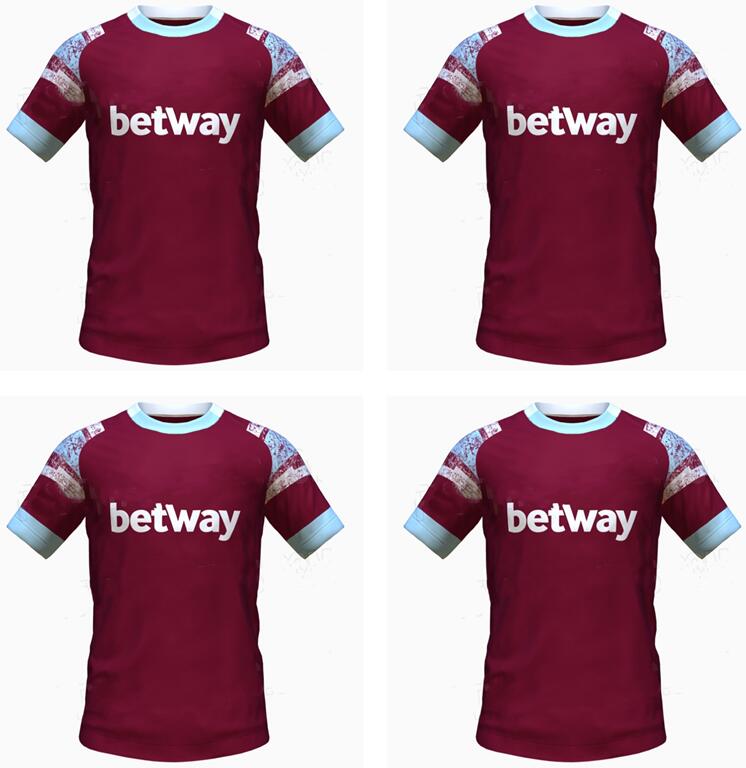 

New 22 23 Menkids kit Soccer Jerseys 2021 2022 Home away 3rd YARMOLENKO WEST NOBLE HAM ANTONIO SOUCEK UNITED BENRAHMA Football Shirt K, 22-23 home