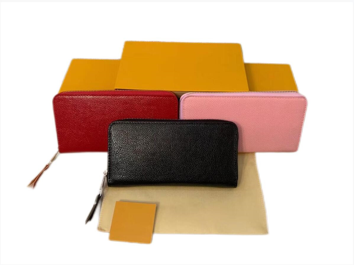 

Card Holders 2022 Wallets For Women Genuine Leather Bags Zipper Long Wallet Designer Handbags Zippy Purse Luxurys Bag Tote #60017 top quality