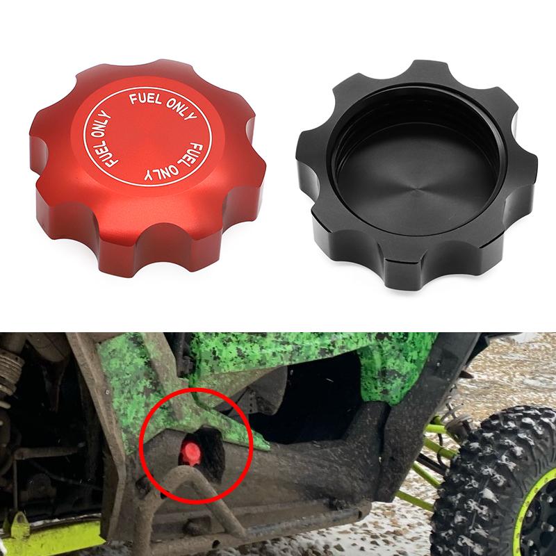 

Parts Aluminum Gas Cap Cover For Polaris RZR Ranger Sportsman 570 900 800 1000 Snowmobiles Fuel XPUTV ATVS 2001-2022 Black Red