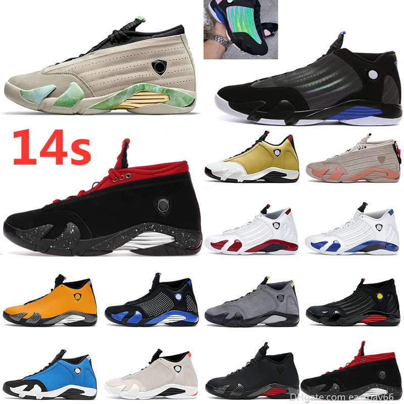

Top Quailty Jumpman 14 Basketball Shoes 14s Fortune University Red Lipstick Chameleon Shocking Pink Winterized Archaeo Brown Ginger Trainers Sports Shoe Sneakers, Candy cane