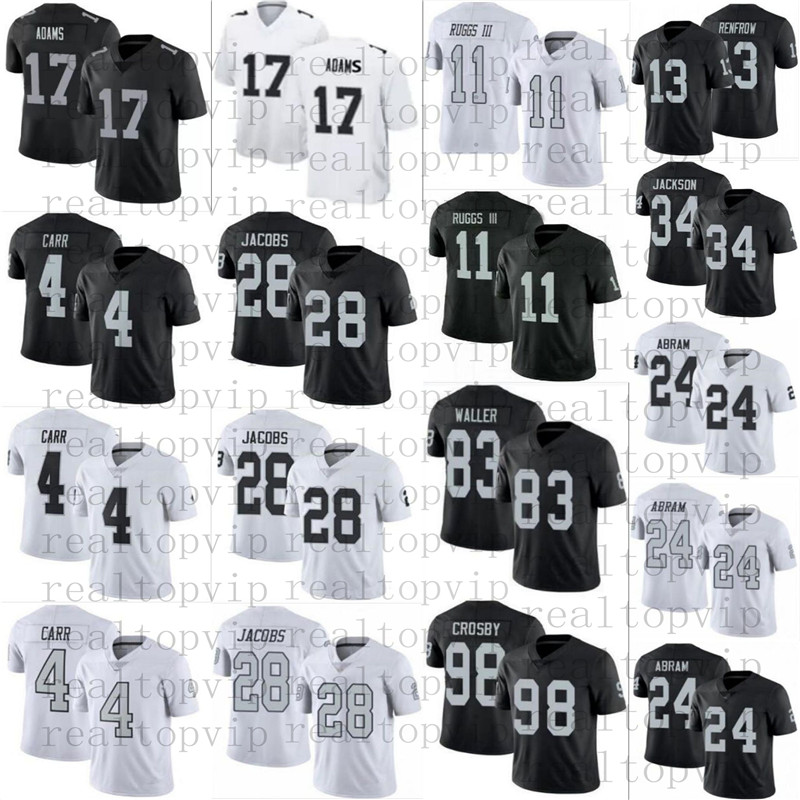 

17 Davante Adams Maxx Crosby Football jersey 83 Darren Waller 28 Josh Jacob Las MENS WOMENS KIDS 4 Derek Carr Jerseys Chandler Jones Raideres Bo Jackson Henry Ruggs III, As