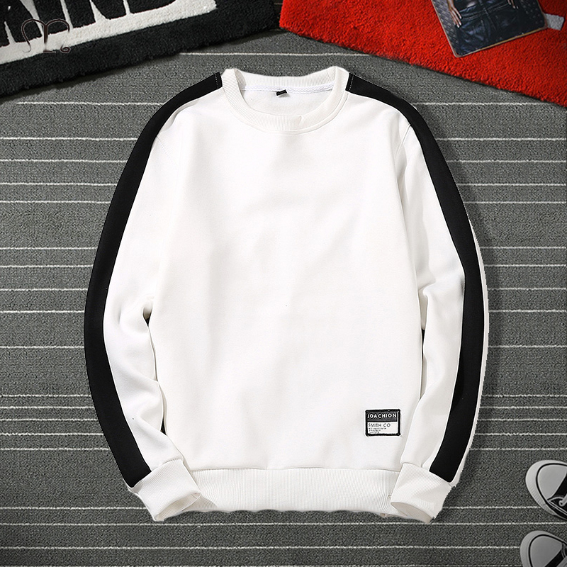 Men Hoodie Sweatshirts Hip Hop Streetwear Patchwork Round Neck Pullover Male Harajuku Autumn SpringFashion Coat Hoodies Mens 4XL 220815