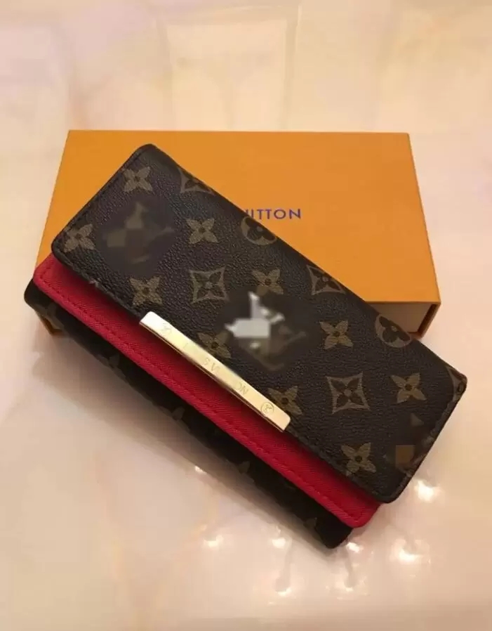 

Louiseity 1 Viutonity Handbag Lvity Louisity Vuttonity LVs Designer Card Holder Wholesale Red Bottoms Lady Long Wallet Multicolor Designer, Pink