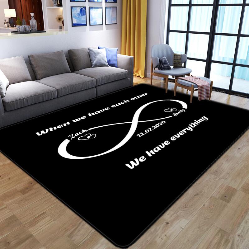 

Carpets Bohemian Style Geometric Anime Cartoon Art Floor Mat Door Non-slip Carpet Bedroom Living Room Home Decoration, B5