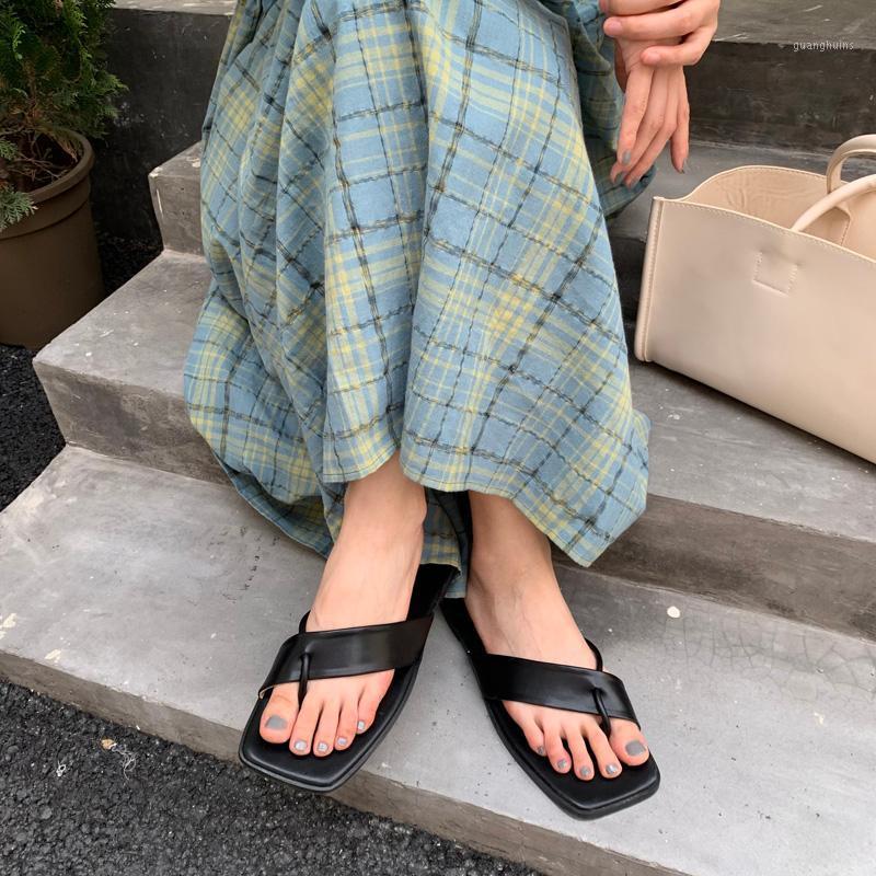 

Slippers Bailamos Women Slipper 2022 Brand Ladies Narrow Band Slides Flat Heel Casual Outdoor Shoes Beach Sandal Slip On Flip F, Black