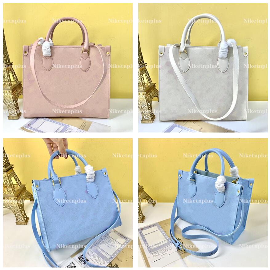 

SUMMER STARDUST OnTheGo PM Tote Bag 25cm Spring in the city 22SS Handbag Womens Designer CrossBody Luxurys Purse Wallet M46067 M46168, #1