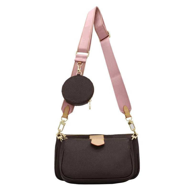 

HH Fashion women handbags Multi pochette accessoires Mahjong bag purses luxurys handbag favorite mini 3pcs pochettes accessories crossbody, Red