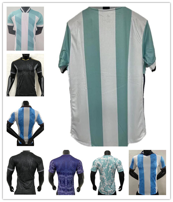 

player version Soccer Jerseys 2021 22 Home Away DI MARIA LO CELSO MARTINEZ CORREA Football jersey shirt men kids sets uniforms, Black