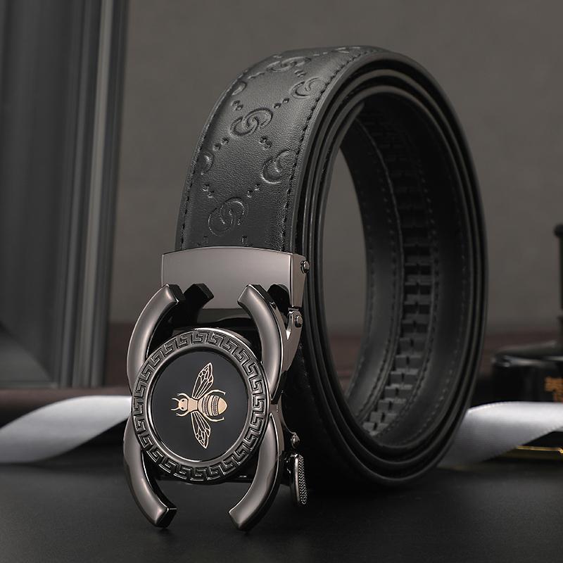 

Belts Fashion Men High Quality Brand Famous Luxury For Casual Genuine Leather Designers Business Work Strap ZD2149, Black