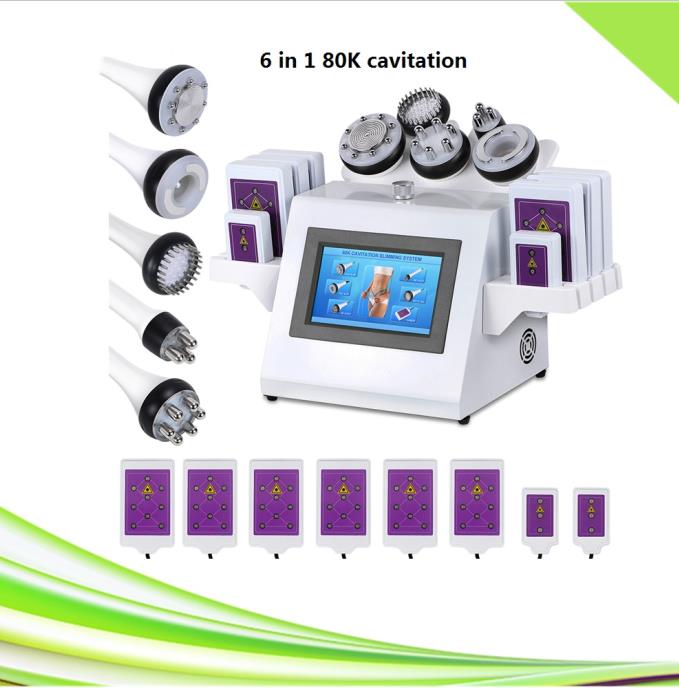 

newest 6 in 1 cavitation machine slimming lifting butt vacuum lipo laser 80k cavitation machine