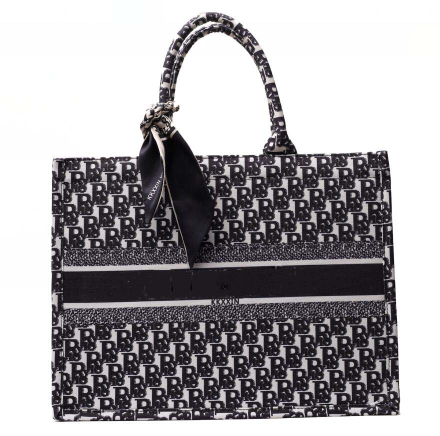 

Top Quality Designer 2022 Totes Fashion Tote Woman Bag Canvas Screen Print Luxury Black Letter Handbags Design Shoulder Bags lady Cowboy Purse 41cm 36cm