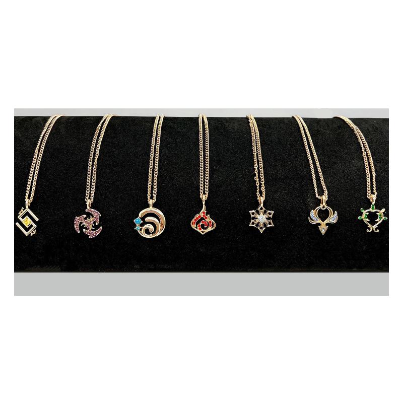 

Chains Genshin Impact Necklace For Women Vintage Anime Cosplay Chain Men Jewelry Gift