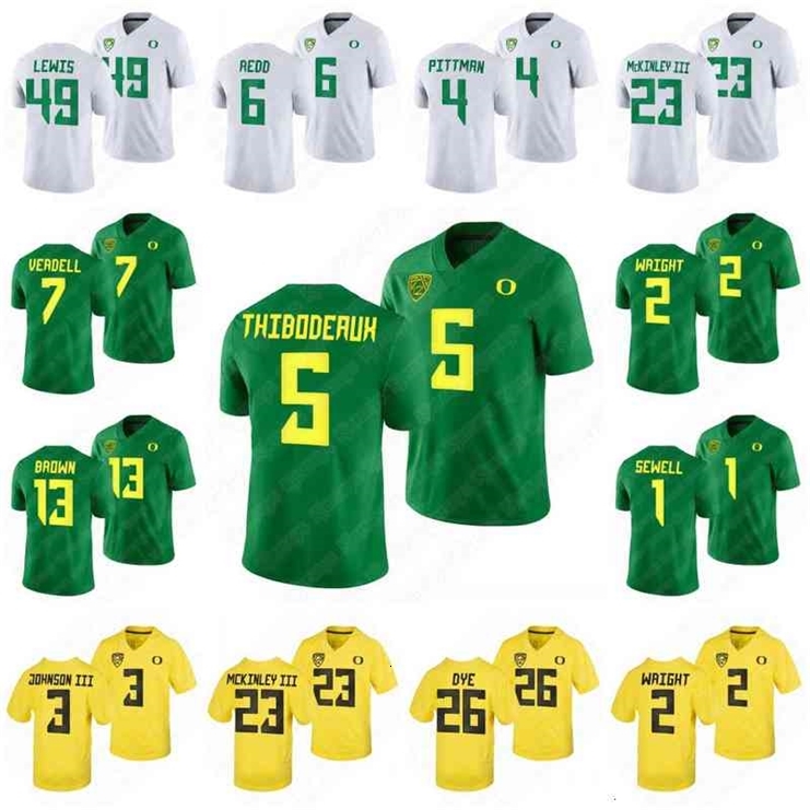 

N3740 2021-22 Oregon Ducks College Jersey Steve Stephens Iv Penei Sewell Noah Sewell Ward Johnny Johnson Iii 96 Haloti NgataAnthony Brown Camden, Men's s-xxxl