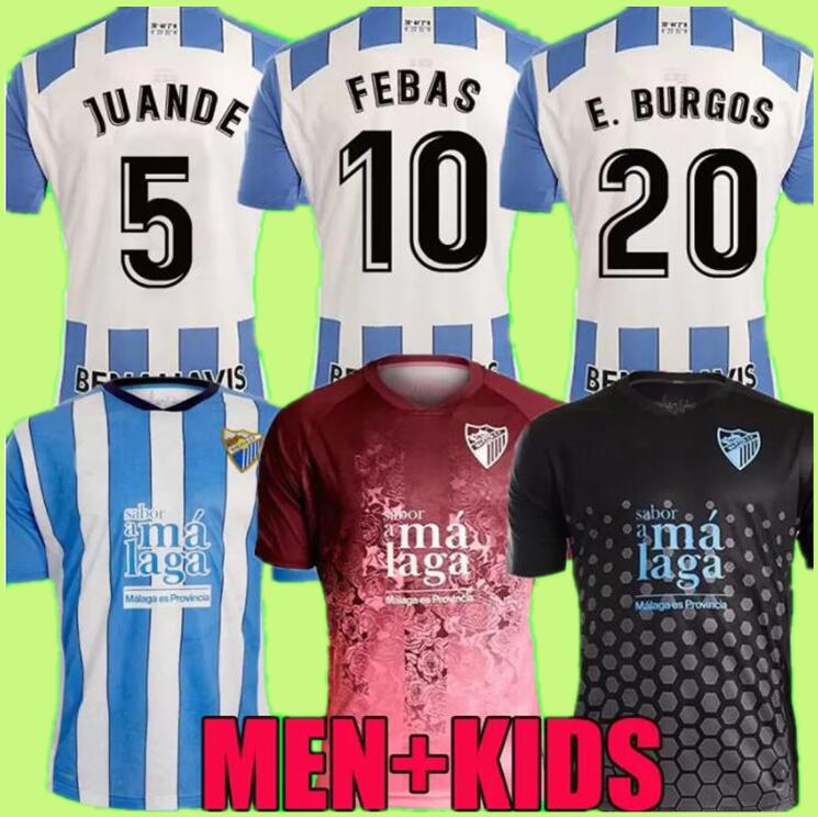 

22 23 Malaga Soccer Jerseys 2023 2022 away JUANPI Luis Munoz Febas ADRIAN CF Football Shirt Burgos Casas Juankar camiseta de fUtbol Juande Febas Uniforms men kids kit, Gold