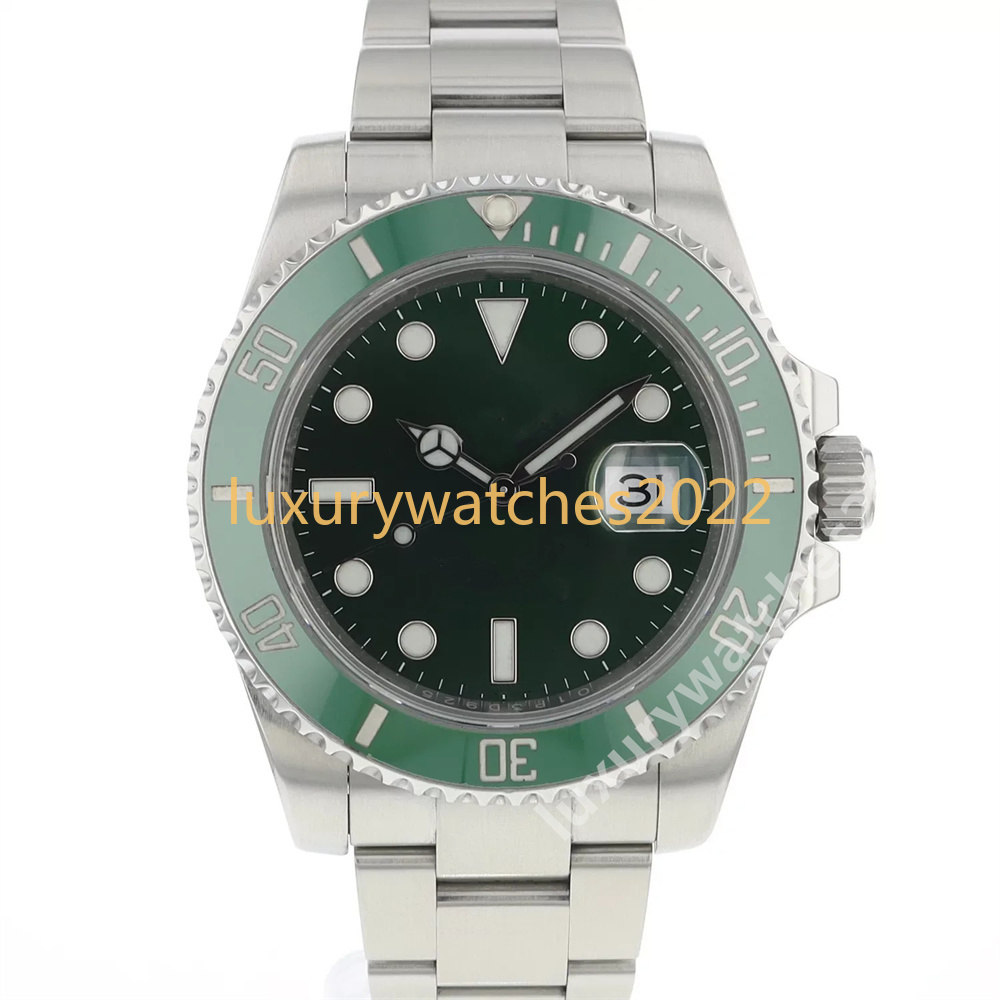 

Super Watch Factory V5 Version asia 2813 Automatic Movement green dial 40mm Ceramic Bezel Sapphire Glass Wristwatch Men Watches New style box, Watch a