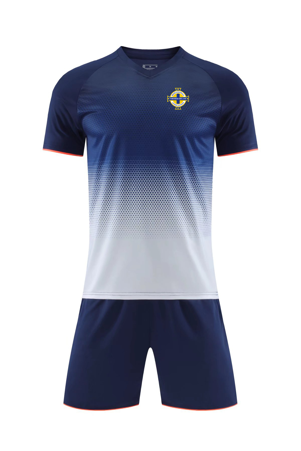 

Northern Ireland national football team Men's Tracksuits Summer short sleeve football training suit jogging breathable T-shirt fan shirt, No 3